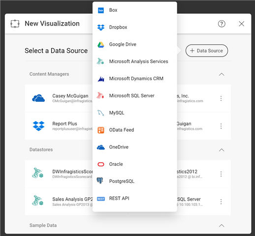 Steps to Data Insights - click the plus in the upper right corner.