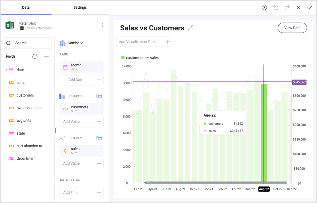 reveal embedded analytics software